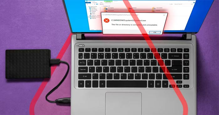 Cách sửa lỗi không thể đọc file trên Windows 10