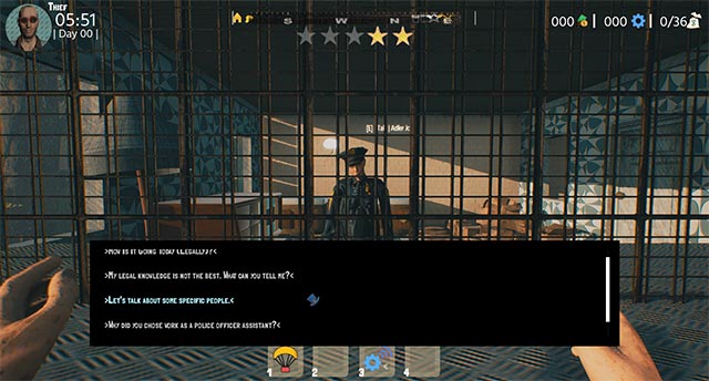 Lựa chọn cách nói chuyện cũng như hành động với NPC trong We Heist Too