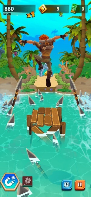 Phiêu lưu qua nhiều khu vực khác nhau