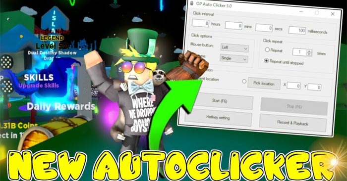 GS Auto Clicker không chạy