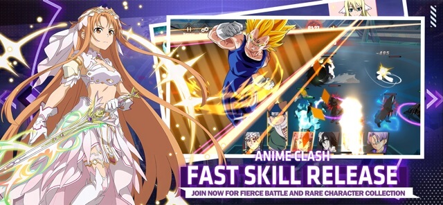 Anime Combat cho bạn tham gia vào cuộc đụng độ anime, giải phóng kỹ năng nhanh chóng