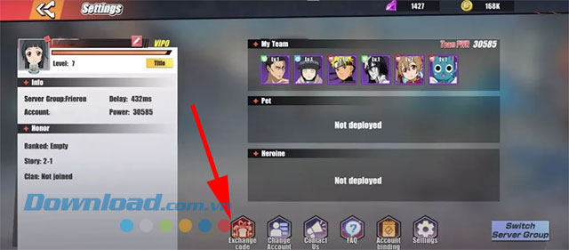 Hướng dẫn nhập code Allstar Alliance đổi quà