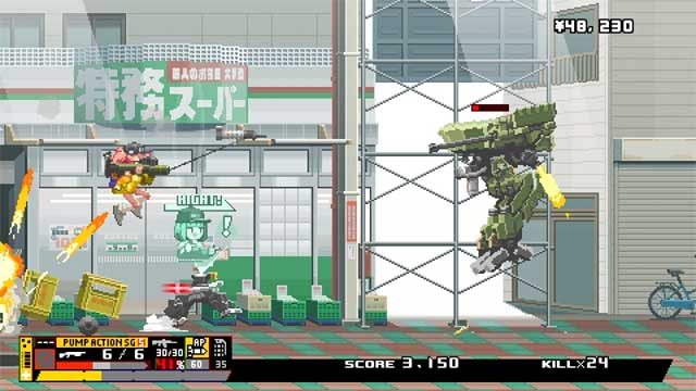 Nitro Express game có nhiều loại vũ khí đa dạng có sức sát thương lớn