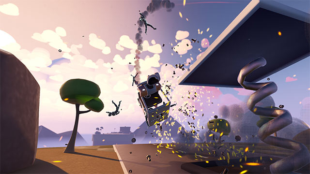 Turbo Dismount II được nâng cấp mạnh mẽ cả về lối chơi, đồ họa lẫn nội dung