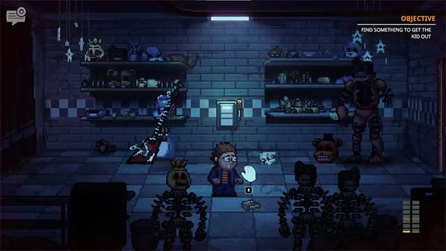 Bạn phải thu thập đủ 5 item nếu muốn có Good Ending