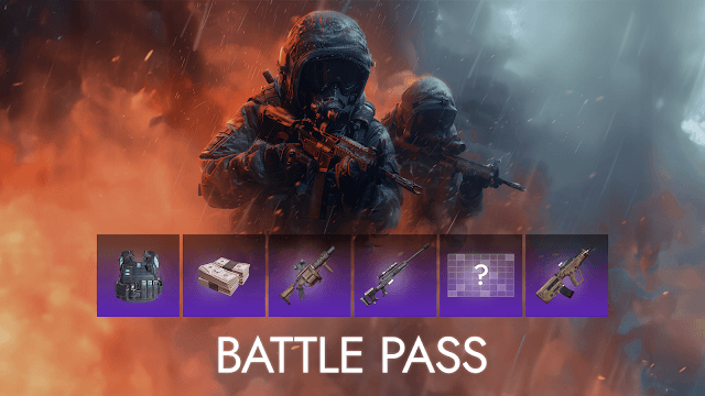  Hoàn thành thách thức trong Battle Pass để kiếm vũ khí và vật tư mới. 
