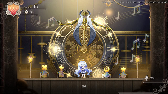 Nientum Op. Zero là trò chơi nhịp điệu hành động với các yếu tố đi cảnh và người chạy