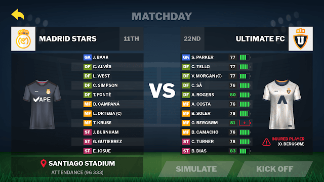 Trở thành nhà quản lý 1 và thi đấu với các đội khác trong game UFM 2024: Soccer Manager Game