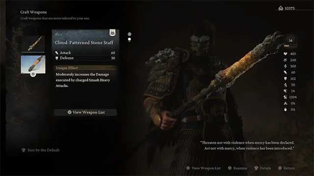 Sử dụng Yaoguai Core để chế tạo vũ khí ở Keeper’s Shrine