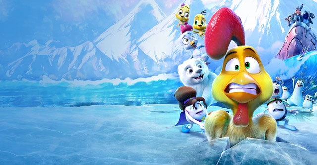 Poster phim hoạt hình Bố gà siêu đẳng: Trận chiến trên băng chiếu rạp từ 30/8