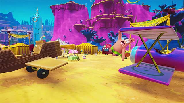 Bước vào thế giới mở của Bikini Bottom và tạo nên sự hỗn loạn