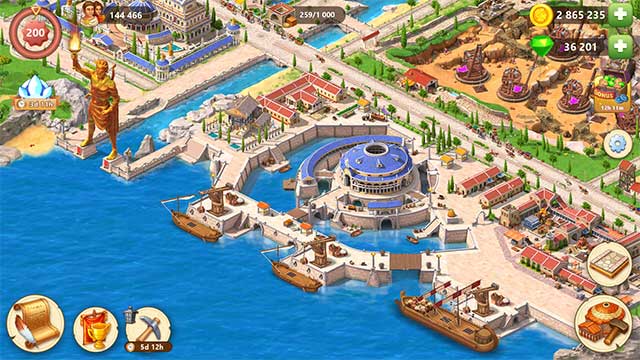 Empire City nổi bật với đồ họa tuyệt đẹp và đầy màu sắc