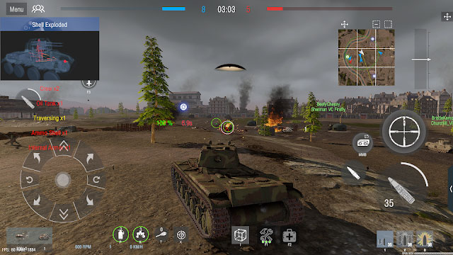 Chơi Panzer War và điều khiển vô số phương tiện được thiết kế nguyên mẫu từ lịch sử