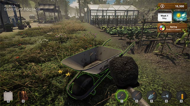 Mở khóa công cụ mới, mua thêm đất đai và phát triển trang trại trong Market Gardener