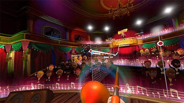 Trombone Champ: Unflattened là phiên bản thực tế ảo của game thổi kèn Trombone Champ