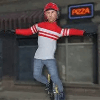 Unicycle Pizza Time!