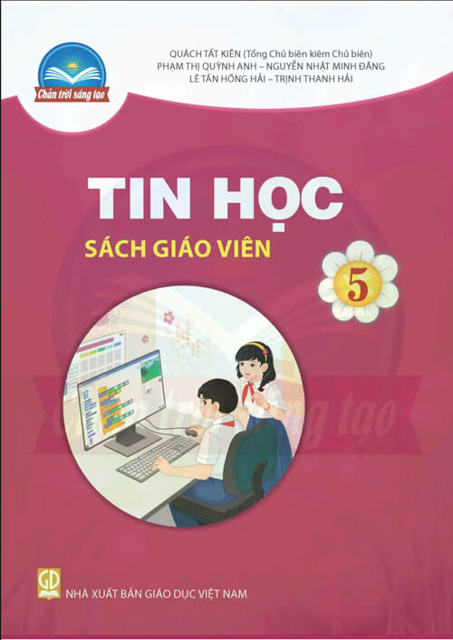 Sách giáo viên Tin học 5 Chân Trời Sáng Tạo