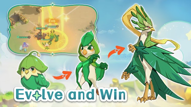 Tiến hóa thành các dạng mạnh mẽ hơn và giành chiến thắng trận chiến