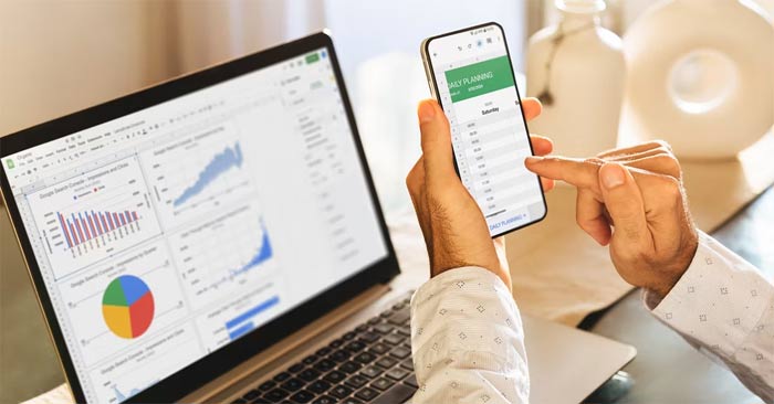 Nhập file Google Sheets