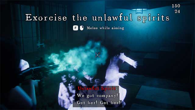 Bạn sẽ vào vai một nữ sinh là pháp sư trừ tà được trang bị vũ khí