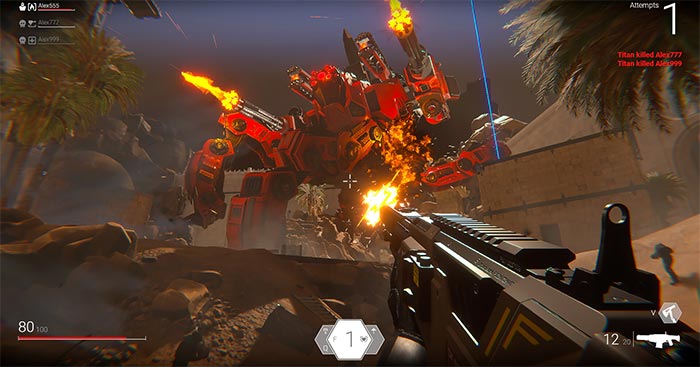 IronsandEarly AccessGame FPS hợp tác diệt robot khổng lồ