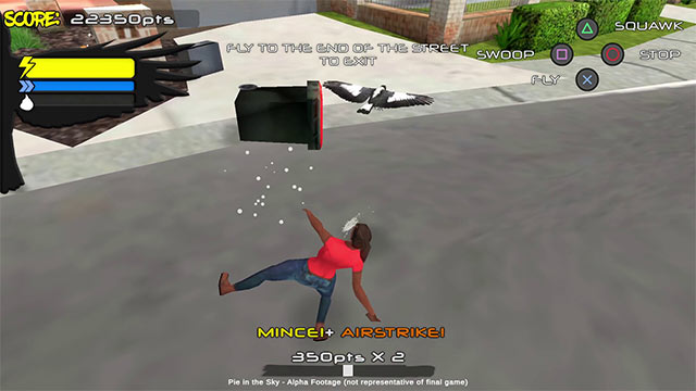 Lựa chọn chế độ bay tự do hoặc hoàn thành mục tiêu để ghi điểm