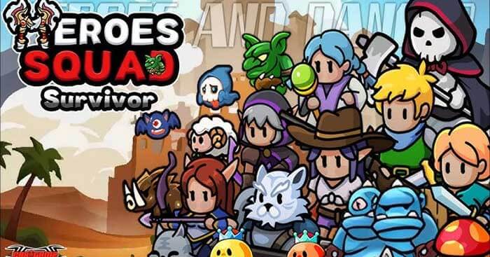 Heroes Squad: SurvivorGame chiến thuật, sinh tồn nhàn rỗi