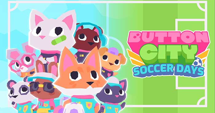 Button City: Soccer DaysGame bóng đá đối đầu đội quân Among Us