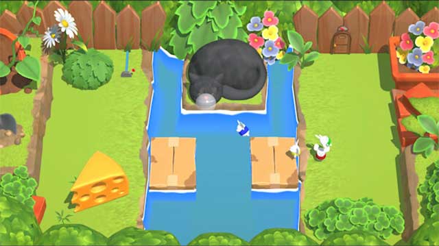 Cùng nhau giải quyết các nhiệm vụ vận chuyển pho mát để nhận thưởng