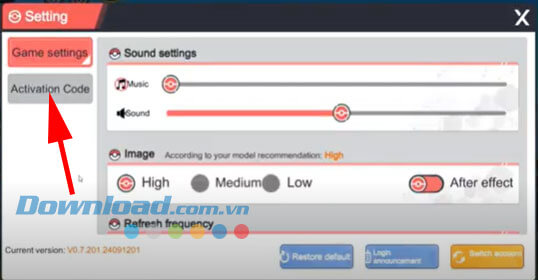 Hướng dẫn nhập code Monster Gigantamax 