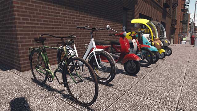 Khám phá thành phố và nâng cấp phương tiện