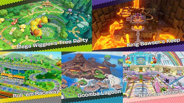 Phần mới của Mario Party có 5 môi trường chơi được thiết kế tuyệt đẹp