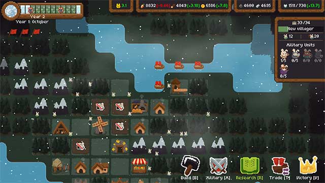 Nhiều chú thỏ sẽ xuất hiện để giúp bạn mở rộng vùng đất