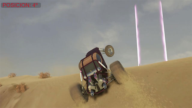 Phô diễn những màn nhào lộn mạo hiểm và chọn lộ trình cho riêng mình trong game Sandrail Race