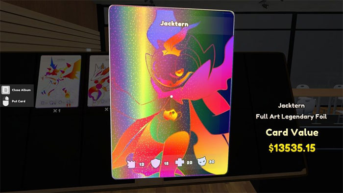 Thẻ bài Full Art trong TCG Card Shop Simulator