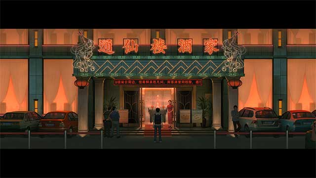 Thiết kế đồ họa và âm nhạc giống như một bộ phim