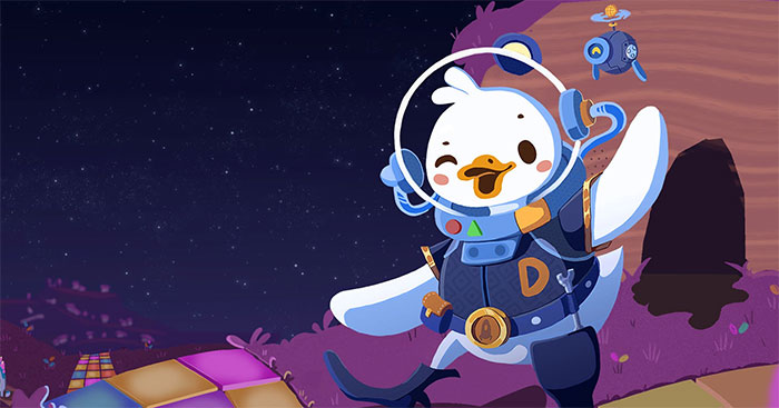 Duck Side of the MoonGame vịt phi hành gia thám hiểm Mặt trăng