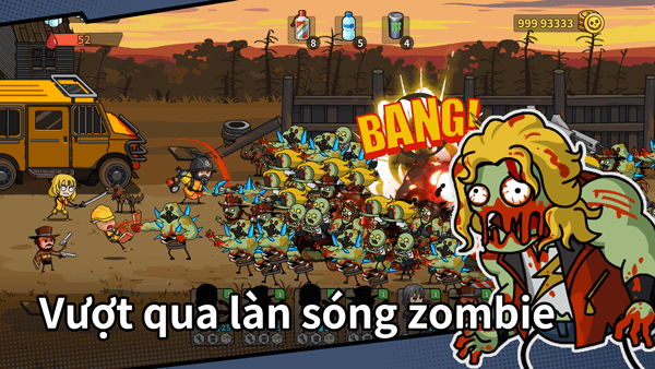 Chiến đấu, vượt qua làn sóng Zombie