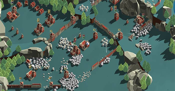 Wool at the GatesDemoGame chiến thuật thủ thành đồ họa cưng xỉu