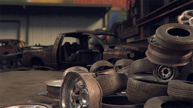 Làm chủ thị trường phụ tùng ô tô cũ trong khi chơi Car Scrapyard Simulator