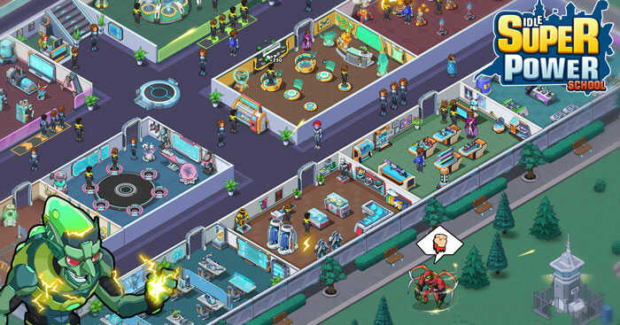 Idle Superpower SchoolGame mô phỏng, quản lý trường học