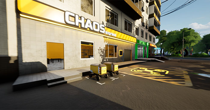 Chaos ExpressDemoGame mô phỏng giao hàng nhanh