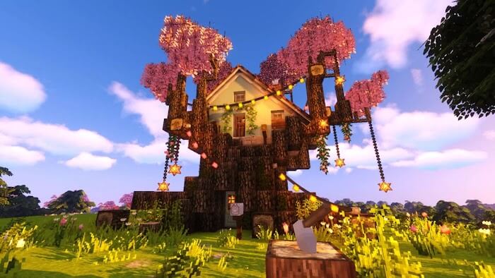 Xây dựng ngôi nhà mơ ước của bạn trong thế giới hình khối của Block Crazy Robo World