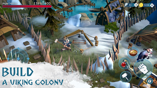 Xây dựng ngôi làng Viking của riêng bạn
