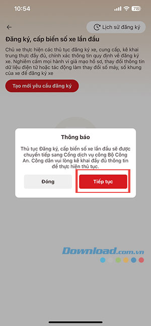 dang ky bien so xe lan dau online tren vneid 5*491387