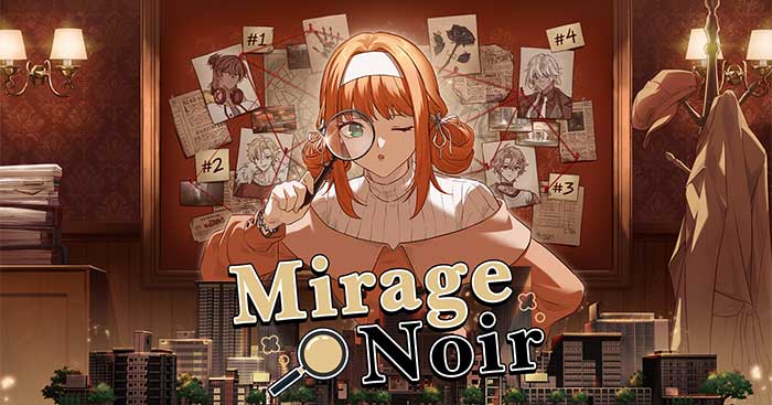 Mirage NoirDemoGame visual novel trinh thám lãng mạn