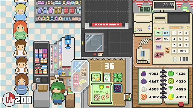 Quét mã, đóng gói và thanh toán hàng trăm sản phẩm trong khi chơi Checkout Cashier Simulator