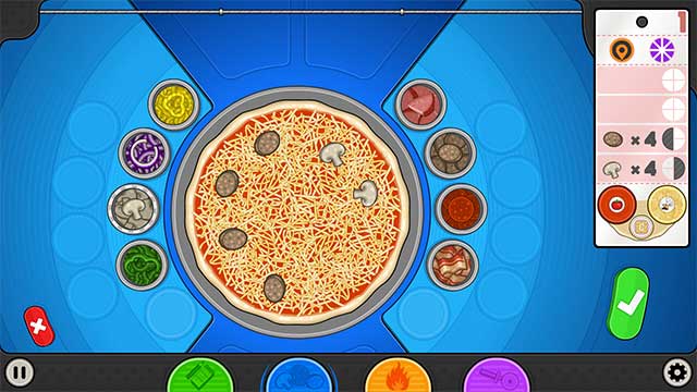 Đặt đúng lượng topping vào đúng vị trí