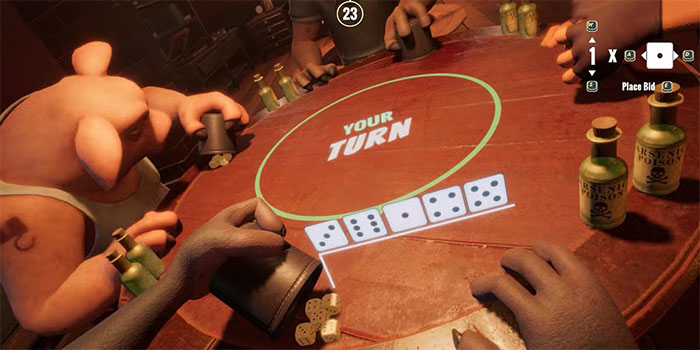 Chế độ Liar's Dice mới trong Liar's Bar