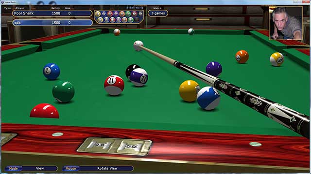 Trải nghiệm phiên bản trực tuyến của Virtual Pool 4 